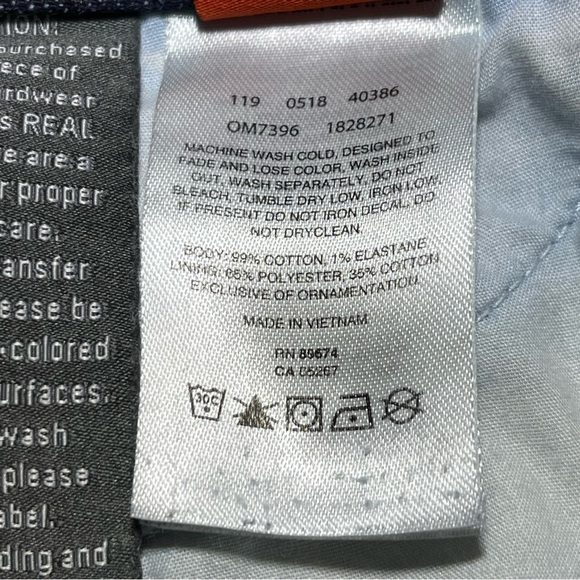 Mountain Hardwear Redline Selvedge Jeans Men’s Size 33X28 Double Knee Raw Denim - Picture 9 of 16